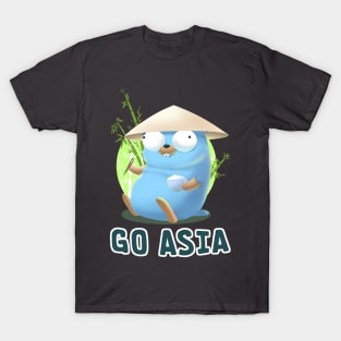 Gopher Golang Go Asia T-Shirt